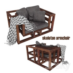 Arm chair - Skeleton armchair 