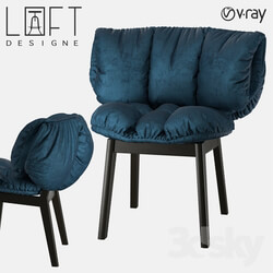 Arm chair - Chair LoftDesigne 1675 model 