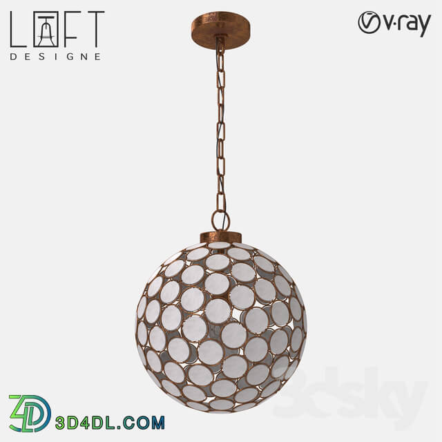 Ceiling light - Pendant lamp LoftDesigne 10309 model