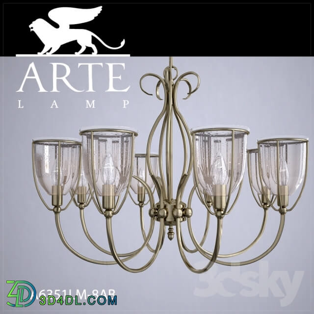 Ceiling light - Chandelier ARTE LAMP A6351LM-8AB