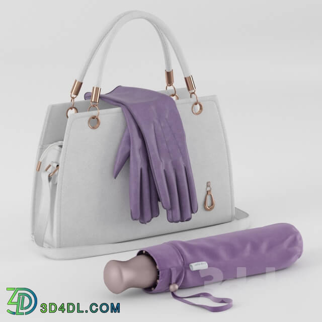 Other decorative objects - bags_ gloves and an umbrella in the bag
