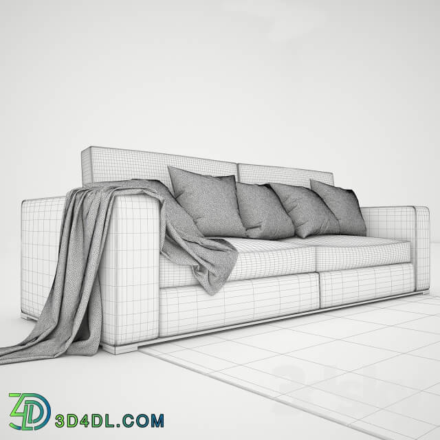 Sofa - sofa with pillows