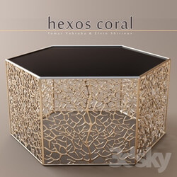 Table - Hexos Coral by Elvin Shirinov 