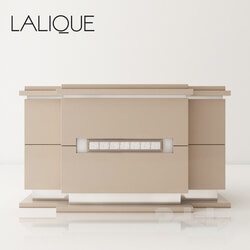 Sideboard _ Chest of drawer - LALIQUE _ MASQUE DE FEMME BEDSIDE TABLE 