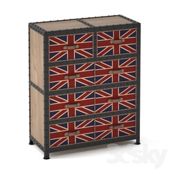 Sideboard _ Chest of drawer - Union Jack dresser 