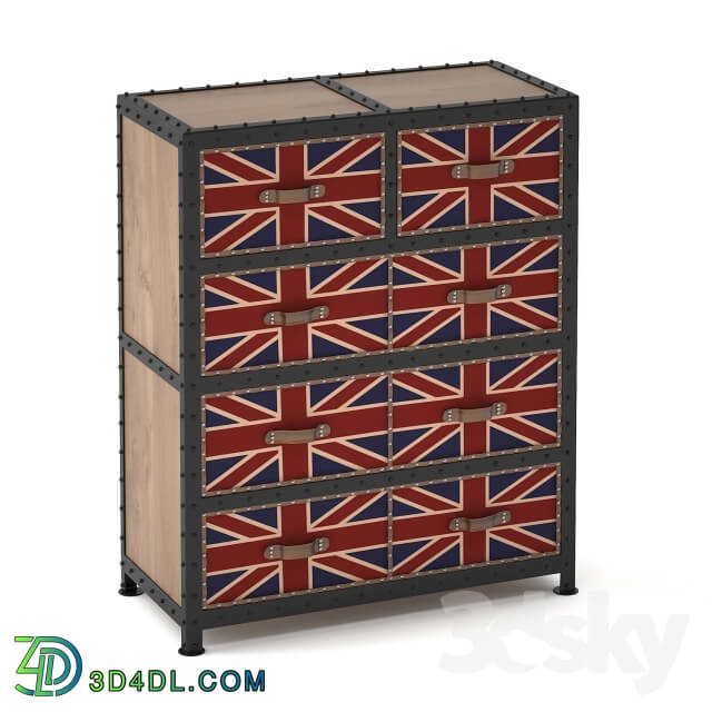 Sideboard _ Chest of drawer - Union Jack dresser