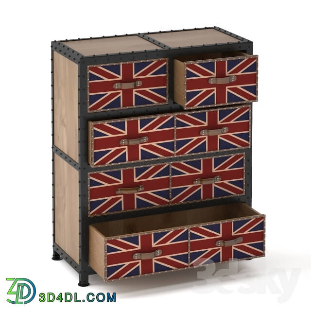 Sideboard _ Chest of drawer - Union Jack dresser