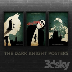 Frame - The Dark Knight Trilogy - Poster Art 