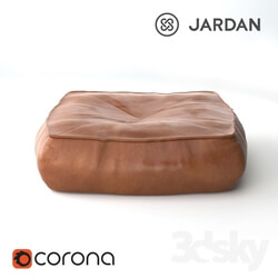 Other soft seating - Leather ottoman Jardan Alby 