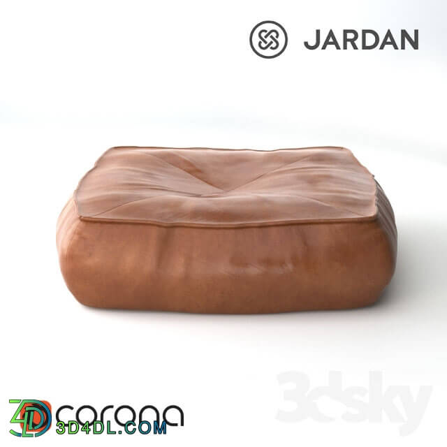 Other soft seating - Leather ottoman Jardan Alby