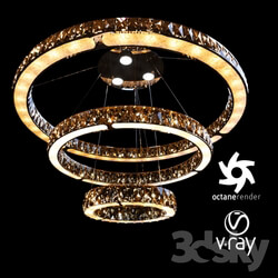 Ceiling light - Crystal LED chandelier. Model DW-8746 _ 1-3 