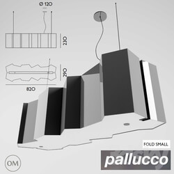 Ceiling light - Chandelier Pallucco Fold Medium 