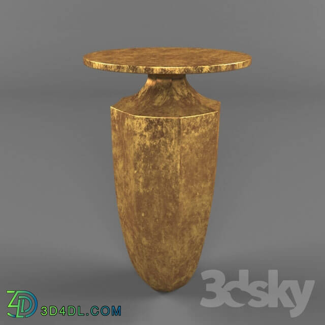 Table - art deco regency modern side table