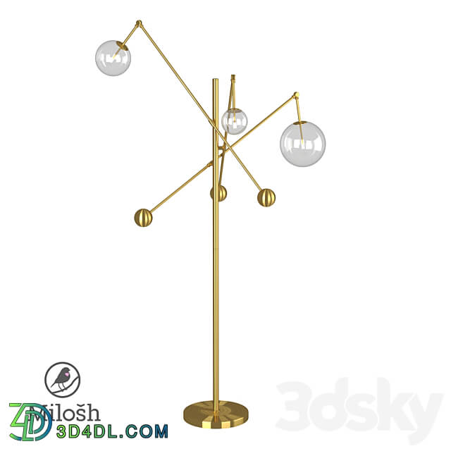 om floor Lamp Milosh Tendence 0693FL 3AB 3D Models