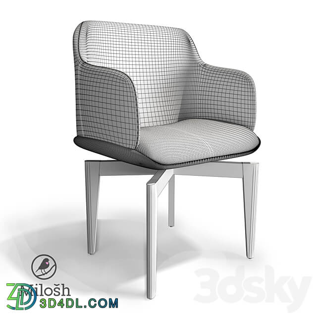 om CHAIR MILOSH TENDENCE 701050 3D Models