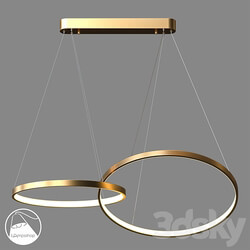 LampsShop.com L1276 Chandelier Intilligent Rings Pendant light 3D Models 
