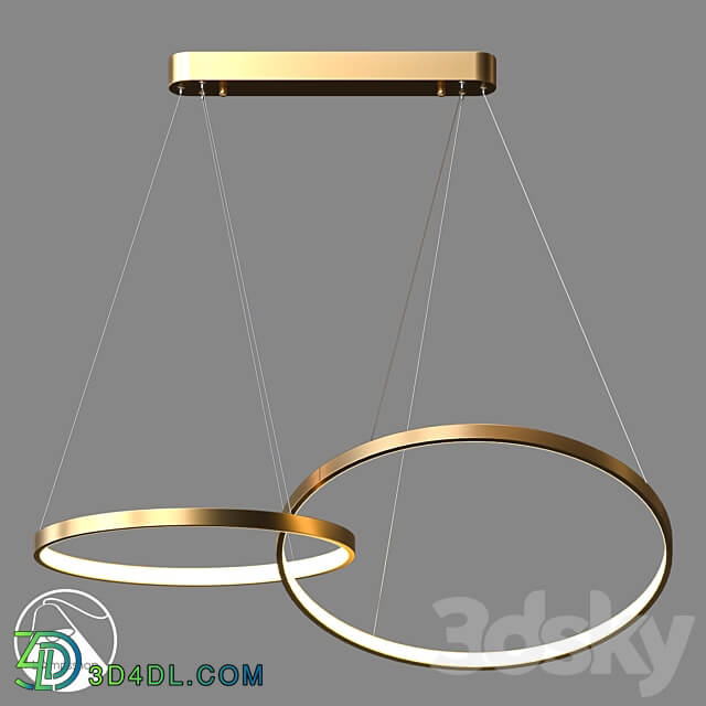 LampsShop.com L1276 Chandelier Intilligent Rings Pendant light 3D Models