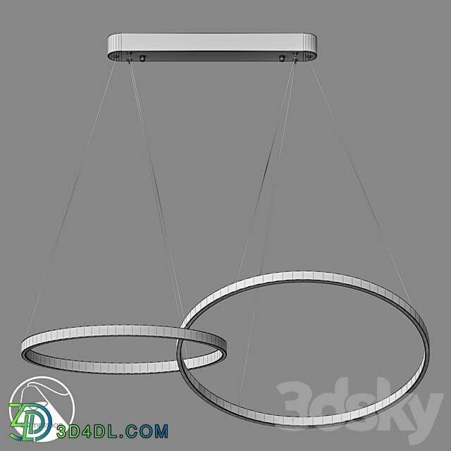 LampsShop.com L1276 Chandelier Intilligent Rings Pendant light 3D Models