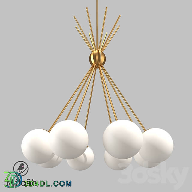 om MILOSH TENDENCE 0763CL 8AB Pendant light 3D Models