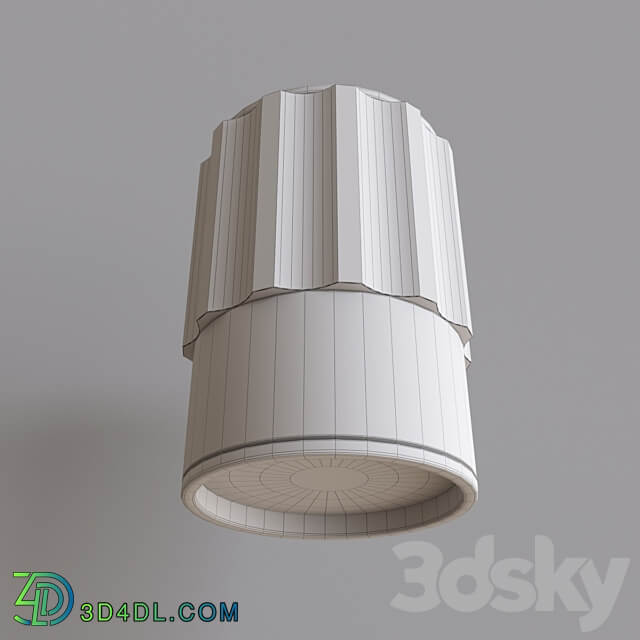 Event White 44.1185 OM Ceiling lamp 3D Models