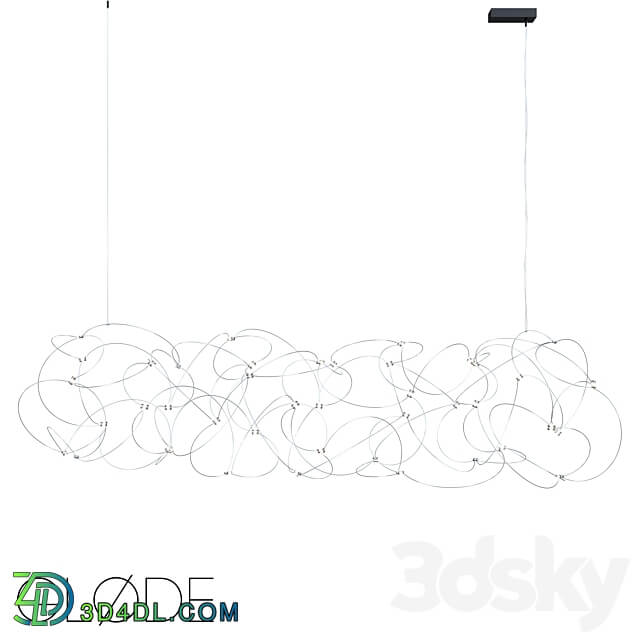 Cluster Cloud Chandelier by GLODE Pendant light 3D Models