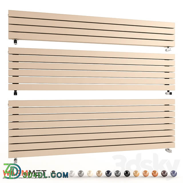 WARMMET Power 60 H design radiator 3D Models