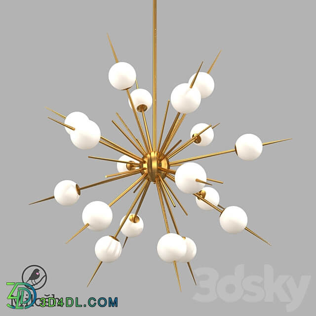 om CHANDELIER MILOSH TENDENCE 0764CL 18AB Pendant light 3D Models