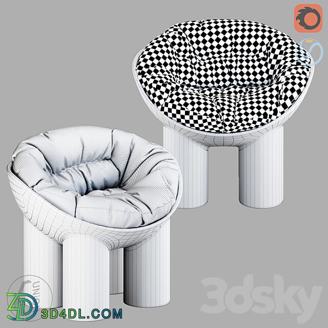 Chair ELEPHANT K0050 3D Models