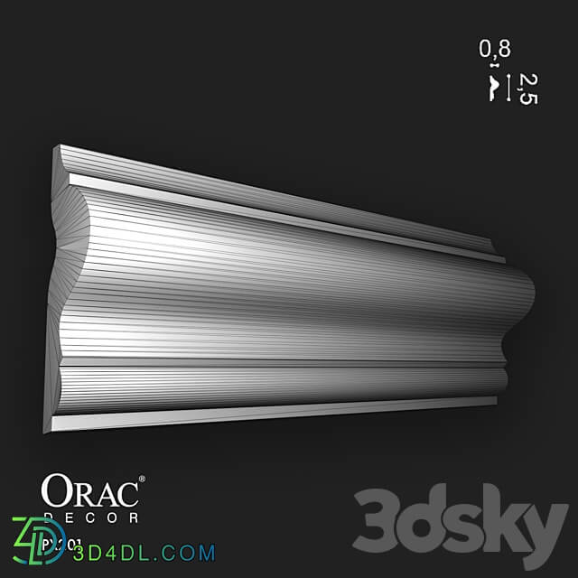 OM Molding Orac Decor PX 201 3D Models