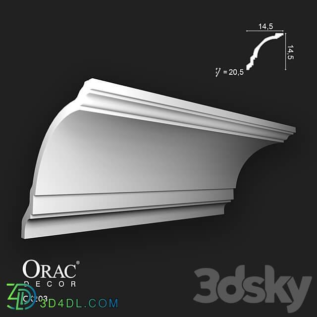 OM Molding Orac Decor CX 203 3D Models