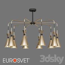 OM Loft style chandelier Bogates 316 10 Glustin Pendant light 3D Models 