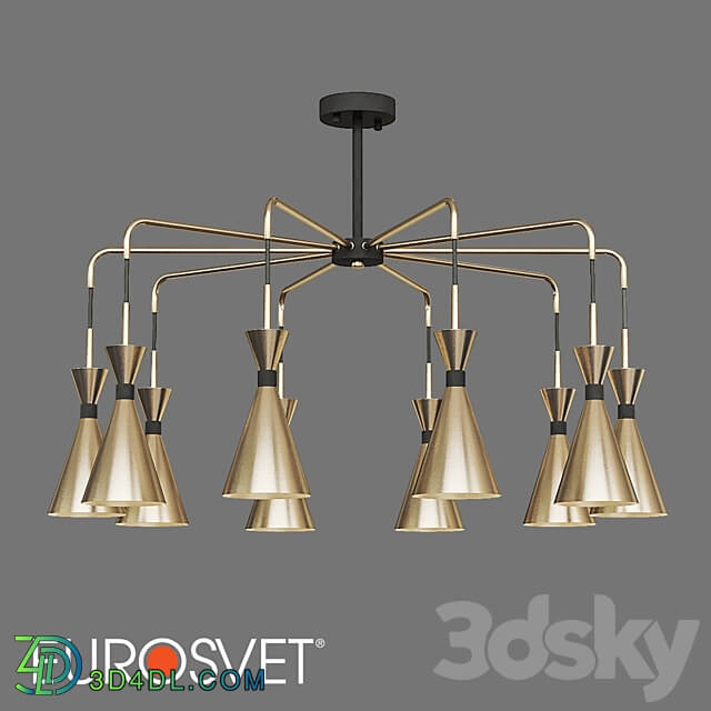 OM Loft style chandelier Bogates 316 10 Glustin Pendant light 3D Models