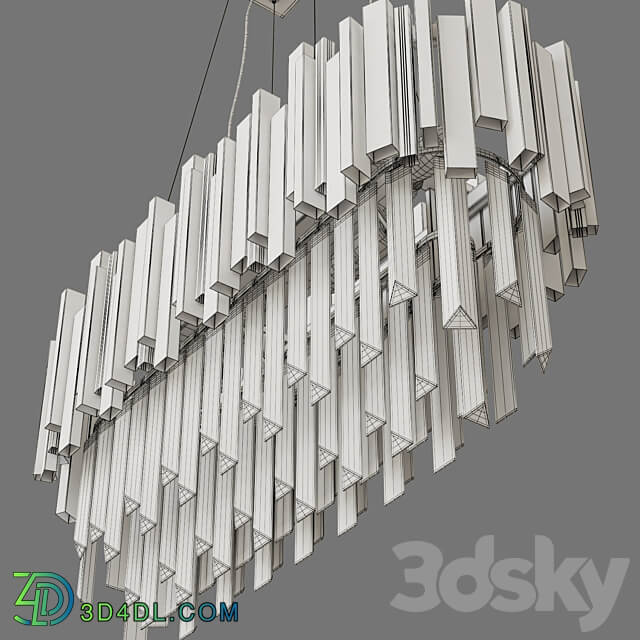 OM Hanging chandelier Smart Home Bogates 340 4 Piano Pendant light 3D Models
