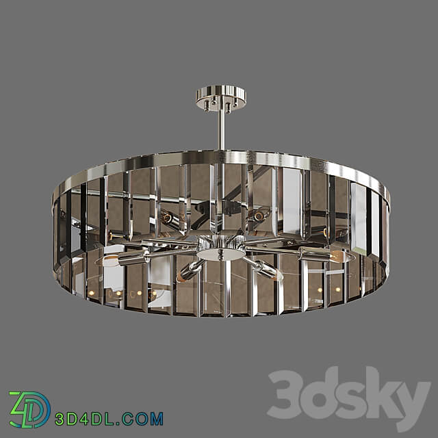 OM Ceiling chandelier Smart home Bogates 357 8 and 358 8 Smart Eclipse Ceiling lamp 3D Models