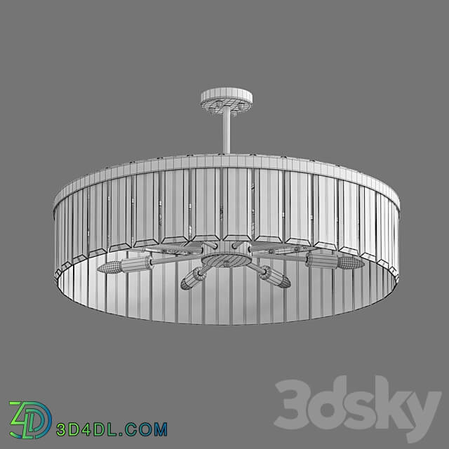 OM Ceiling chandelier Smart home Bogates 357 8 and 358 8 Smart Eclipse Ceiling lamp 3D Models