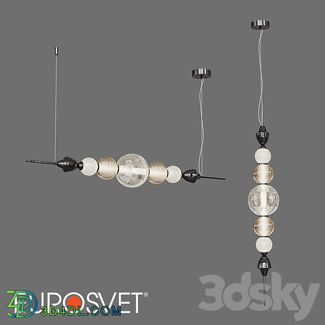 OM Suspended LED lamp Bogates 436 5 Euphoria Pendant light 3D Models