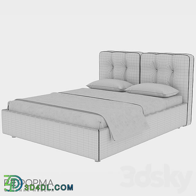 OM Soft bed 5.5 Reforma Bed 3D Models