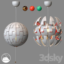 LampsShop.com L1139 Chandelier Craquelure Orb Pendant light 3D Models 