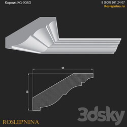 Cornice KG 908D from RosLepnina 3D Models 