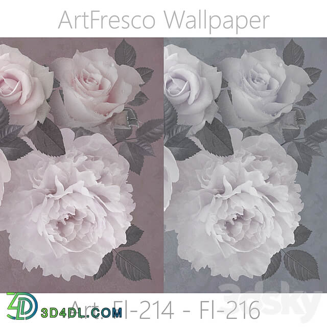 ArtFresco Wallpaper Designer seamless wallpaper Art. Fl 214 Fl 216 OM