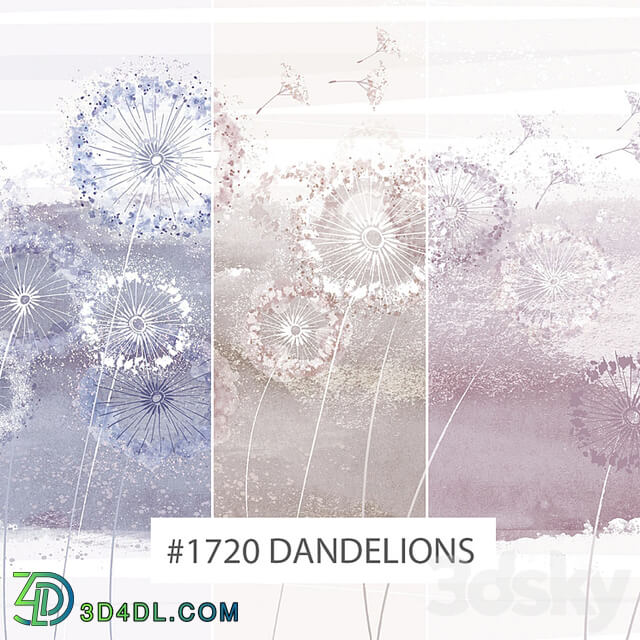 Creativille | wallpapers | 1720 Dandelions