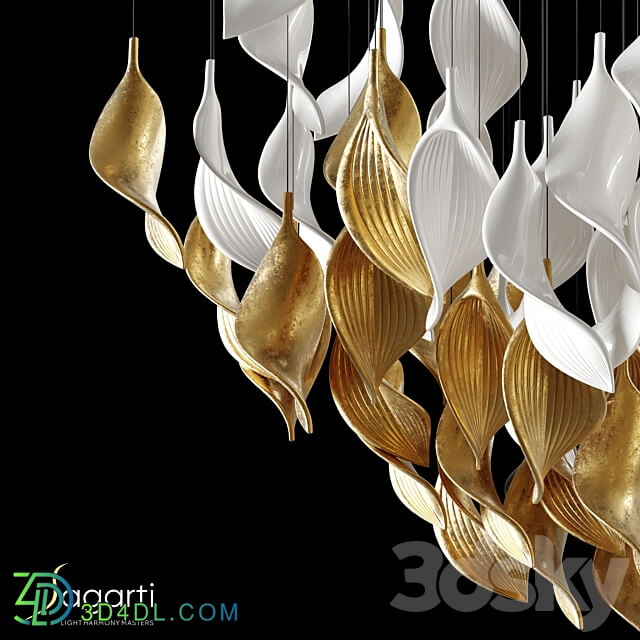 ES.IN.WAVE.200 80 127 Pendant light 3D Models