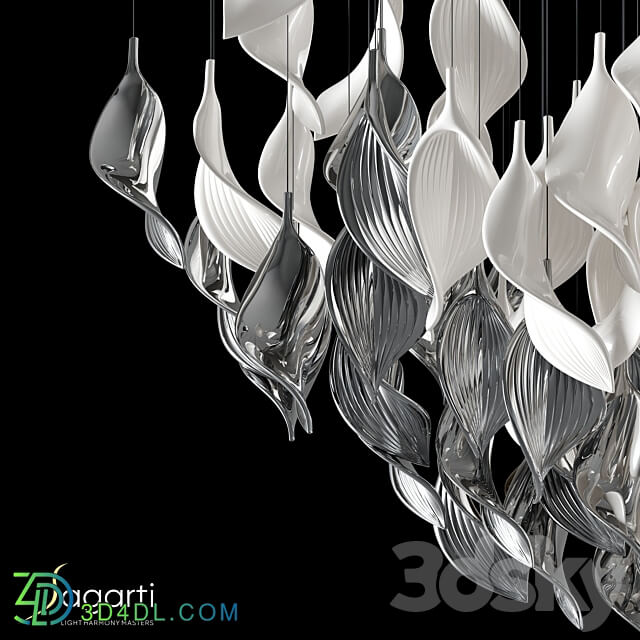 ES.IN.WAVE.200 80 127 Pendant light 3D Models