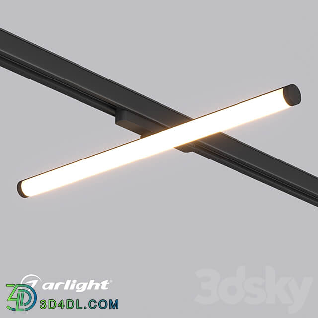 OM Luminaire MAG ORIENT TUBE TURN L600 20W Ceiling lamp 3D Models