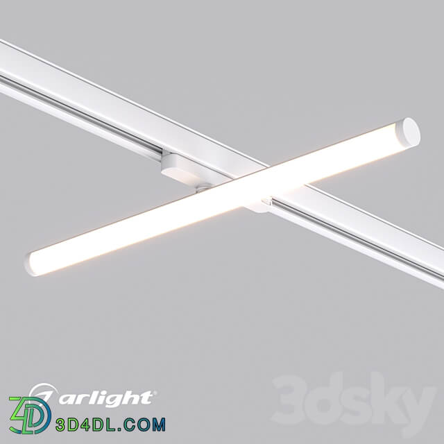 OM Luminaire MAG ORIENT TUBE TURN L600 20W Ceiling lamp 3D Models