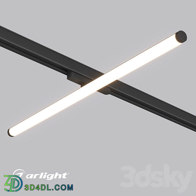 OM Luminaire LGD TUBE TURN 4TR L900 30W Ceiling lamp 3D Models