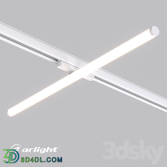 OM Luminaire LGD TUBE TURN 4TR L900 30W Ceiling lamp 3D Models