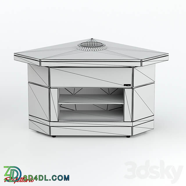 Food warmer (1 tureen 10l) corner 90 island RBN55HSI