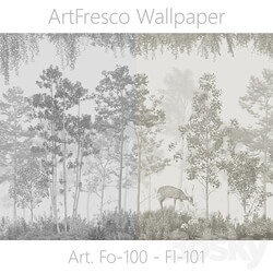 ArtFresco Wallpaper Designer seamless wallpaper Art. Fo 100 Fo 101OM 3D Models 
