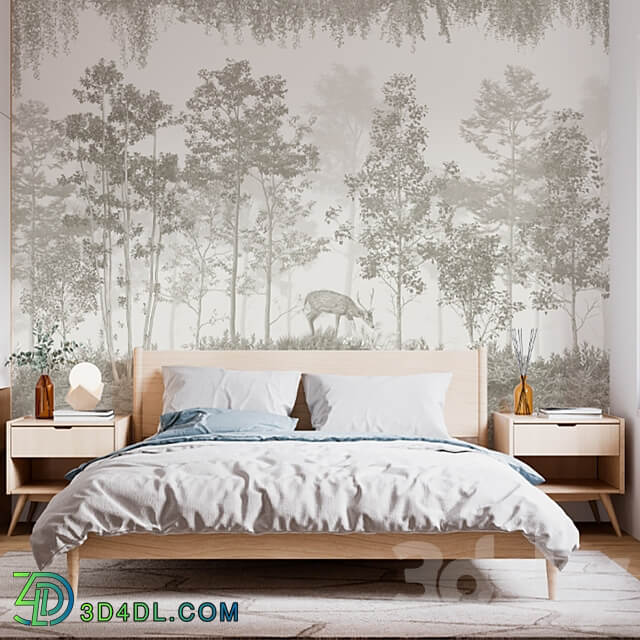 ArtFresco Wallpaper Designer seamless wallpaper Art. Fo 100 Fo 101OM 3D Models